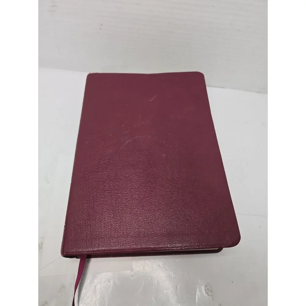VTG NIV 1991 Life Application Study Bible by Zondervan Burgundy Bonded Leather